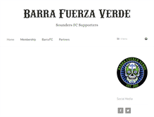 Tablet Screenshot of barrafuerzaverde.org